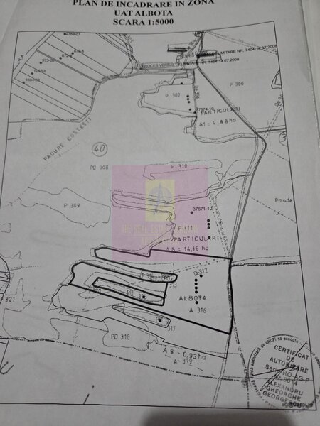 Terenuri cu potential logistic si industrial, Albota, Arges, langa DEx